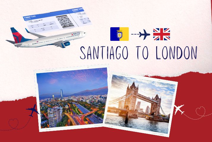 ¿Cómo reservar fácilmente un vuelo de Delta Airlines de Santiago a Londres?